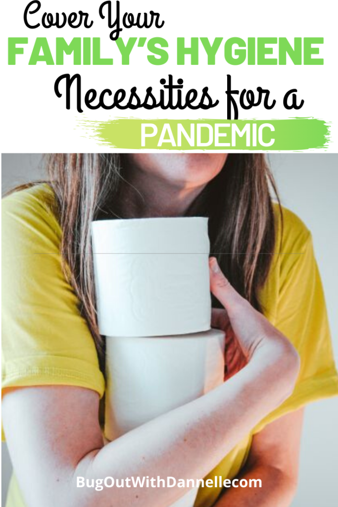 Pandemic preparedness woman holding TP article cover image