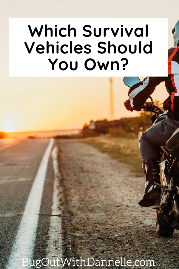 Which Survival Vehicles Should You Own article featured image with a motorcycle
