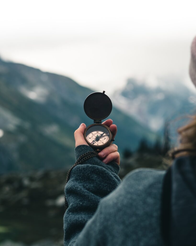 Wilderness Survival Experts always have a compass